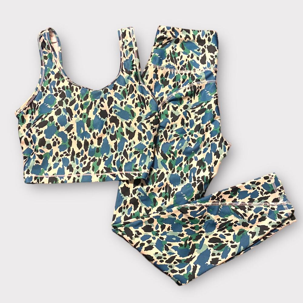 Marika (S) Sia Side Pocket Ankle Legging & Sports Bra
